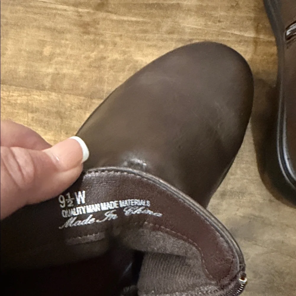 Easy Street Brown Ankle Boots size 9.5 wide new in box - Picture 6 of 8